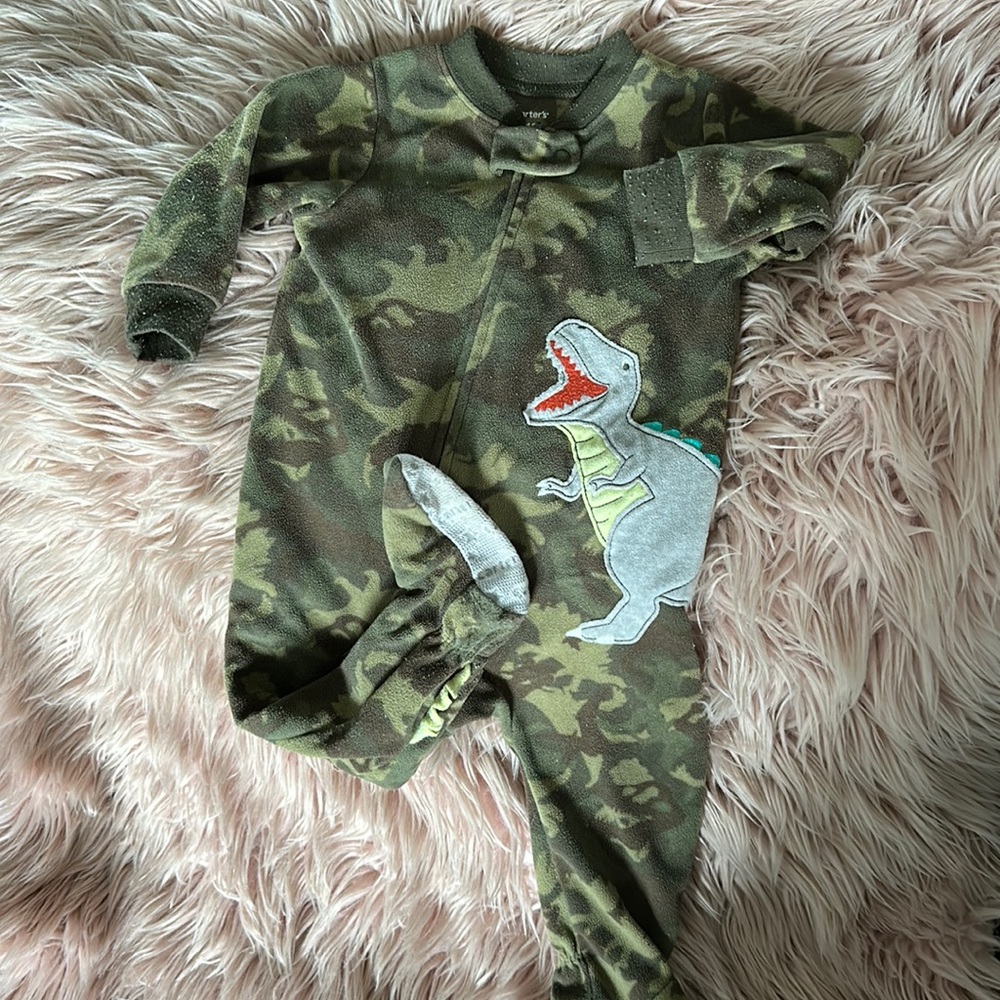 Dino Camo Fleece Pjs